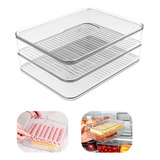 Porta Frios Duplo Transparente Organizador Clear Fresh Ou