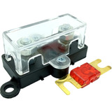 Porta Fusível Automotivo Midi Mais Fusível Mini Faca 50 Amp