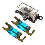 Porta Fusível Midi Pequeno E 2x Fusíveis Mini Faca Solar Anl