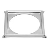 Porta Grelha Ralo Click 10x10 Suporte Cromado Inox