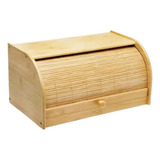 Porta Guarda Pão Pães Suporte Basculante Bambu Ecológico
