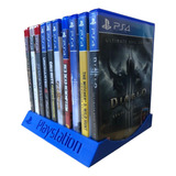 Porta Jogos/ Suporte De Jogos Playstation - Ps5 Ps4 Ps3 Ps2