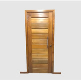Porta Madeira Maciça Mod Bbb 12r 2,14x0,87 Montada C/puxador