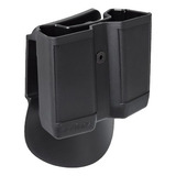 Porta Mag Pistola Cintura Paddle Duplo Magazine Carregador