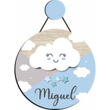 Porta Maternidade Nuvem, Estrelas, Chuva De Amor - Bebê.