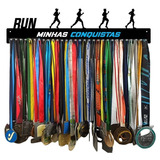 Porta Medalhas Corrida De Rua Masc P/ Até 100 Medalhas