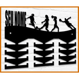 Porta Medalhas Futebol Feminino Menor Mdf Personalizado