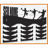Porta Medalhas Mdf Handebol Feminino Personalizado Com Nome