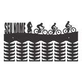 Porta Medalhas Mountain Bike Fem Personalizado 72 Ganchos