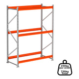 Porta Pallet Cinza Laranja 200x120x60 Paletes