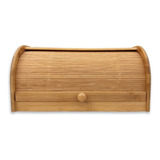 Porta Pão Com Tampa Basculante Bambu Ecokitchen Pães Bolos