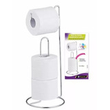 Porta Papel Higiênico P/chão Papeleiro Banheiro Sup. Rolo 