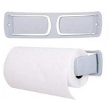 Porta Papel Toalha Aluminio Filme Suporte De Parede Cozinha 