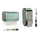 Porta Papel Toalha E Saboneteira Liquido Dispenser Verde