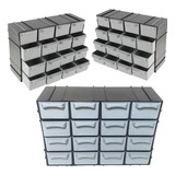 Porta Parafusos Organizador Caixa 32 Gavetas Ferramentas Kit