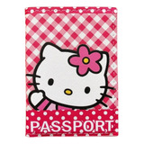 Porta Passaporte Capa Documentos Hello Kitty