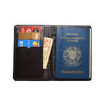 Porta Passaporte Couro Legítimo Carteira Porta Cartão