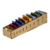 Porta Pentes De Maquinas Corta Cabelo Organizador Mdf Cru