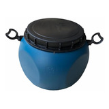 Porta Ração 15kg Azul Container 30l