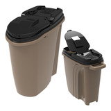 Porta Ração Grande Dispenser De Ração 40l Anti Formiga Gold