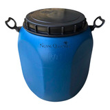 Porta Ração Portátil Pote Para Até 25kg Bombona C/ Tampa 50l