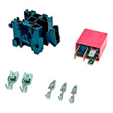 Porta Relé Auxiliar Para Mini Relés De 20 A 30a Kit C6