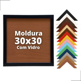 Porta Retrato Moldura 30x30 C/vidro Excelente