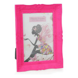 Porta Retrato Rosa Para Decoração Detalhes Florais - 10x15