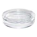 Porta Sabonete Crystal Transparente Oval Incolor