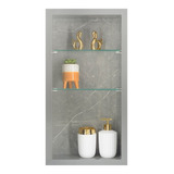 Porta Sabonete Shampoo Em Porcelanato 60x30x10 Selecione Cor
