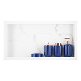 Porta Sabonete Shampoo Em Porcelanato 60x30x10