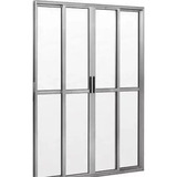Porta Sacada 4 Folhas Brilhante 210x150 No Trinco
