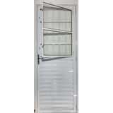 Porta Social De Sala Aluminio Branco 2.10x80 Reforçada
