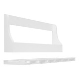Porta Taças Prateleira Decorativa Vinho Adega Branco Laca