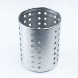 Porta Talher Inox Pia Suporte Escorredor Redondo Cozinha Top