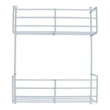 Porta Temperos Duplo Multiuso Condimentos Aramado Branco