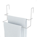 Porta Toalha Box Toalheiro Duplo Para Banheiro Cromado Arm