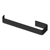 Porta Toalha De Rosto Modelo Quadrado Luxo Cor Preto Fosco