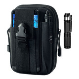 Porta Treco Tatico Molle Porta Celular Nylon+ Mini Lanterna3