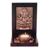 Porta Vela Lord Ganesh Bronzeado