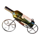 Porta Vinho De Bicicleta Em Ferro Para Mesa E Decoração