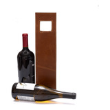Porta Vinho Wine Bag P/1 Garrafa Couro Legítimo Alto Padrão 