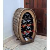 Porta Vinhos Adega 11 Garrafas Madeira Rustico Colonial