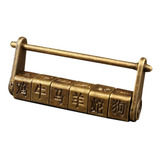 Porta-joias Com Cadeado Com Senha Vintage Antigo Do Zodíaco