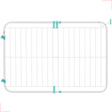 Portão Grade Expansivo Proteção Criança Cão Pet 70 A 115 Cm