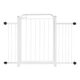 Portão Pet + Extensores Cães Grade Segurança Bebês 78a132cm