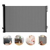 Portão Segurança Infantil Pet Branco Ou Preto Inox Retrátil
