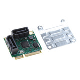Portas: Placa De Expansão Mini Pci-e Para Sata3, Dual Sata