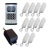 Porteiro Interfone Coletivo Agl 10 Fones Prédio Predial
