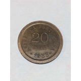 Portugal - 20 Centavos 1933 Guiné Escassa